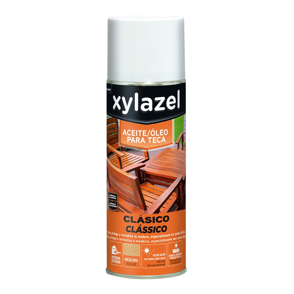 Imagen 0 de ACEITE TECA SPRAY INCOLORO 0,400 L