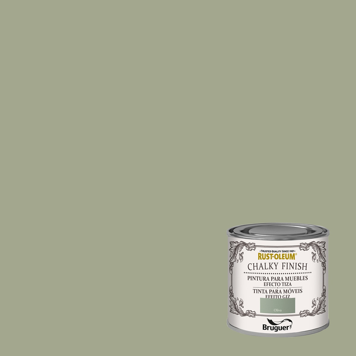 Tinta Efeito Tiza Chalky para Móveis - 125 ml Azeitona-2