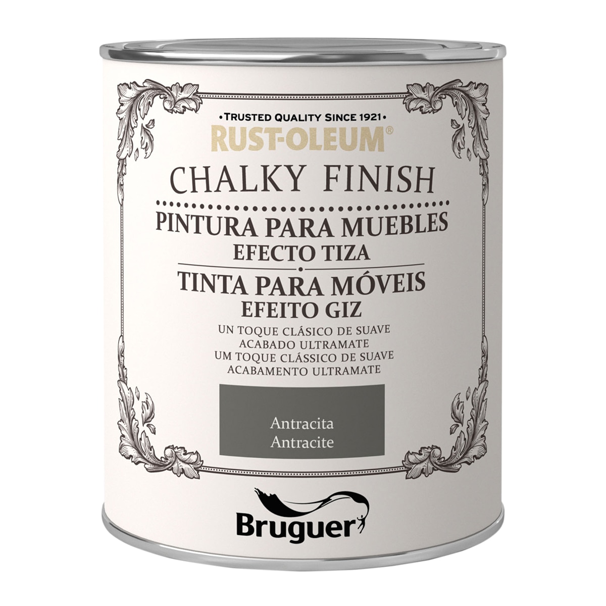Rust Oleum - Pintura Efecto Tiza Chalky para Muebles 750 ml.