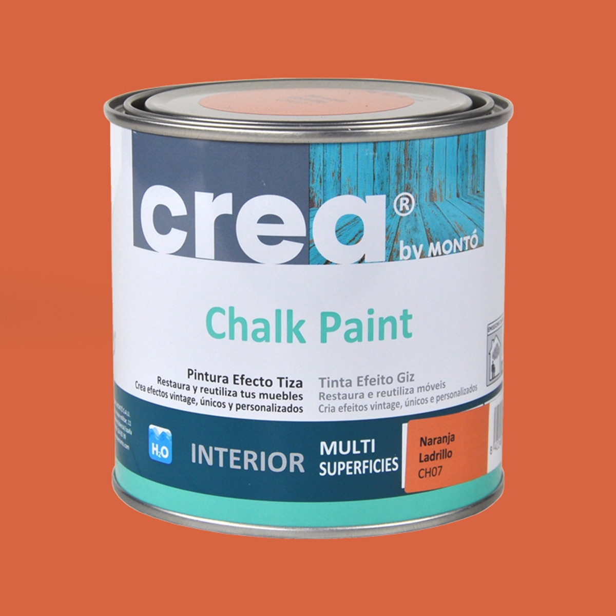 MONTÓ - Pintura Crea Chalk Paint para Muebles 500 ml...