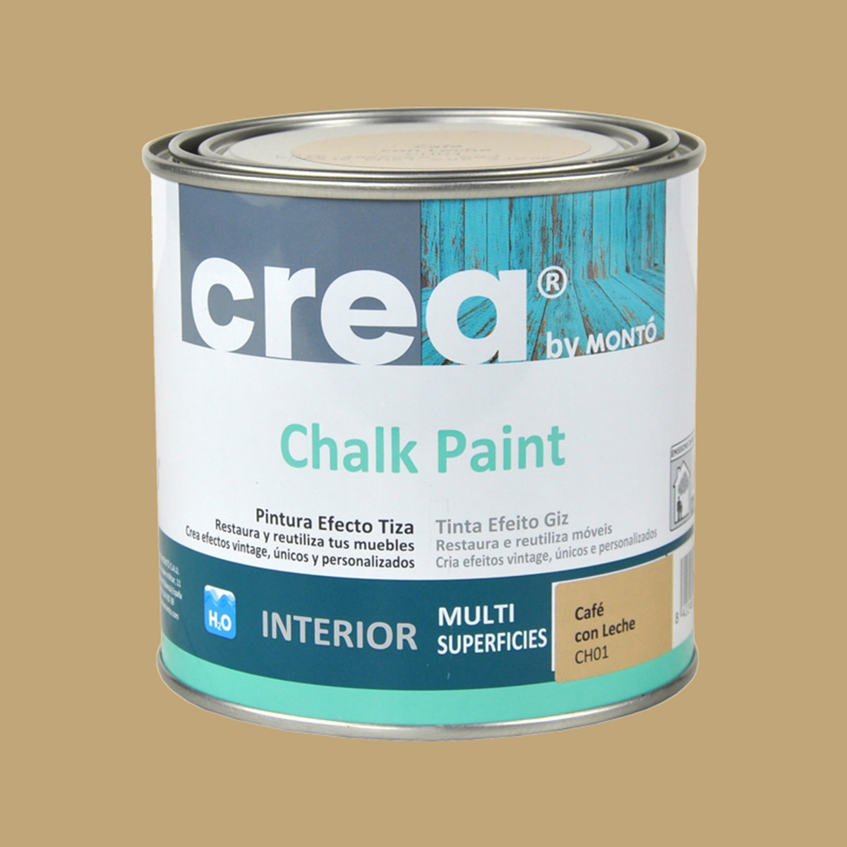 MONTÓ - Pintura Crea Chalk Paint para Muebles 500 ml...