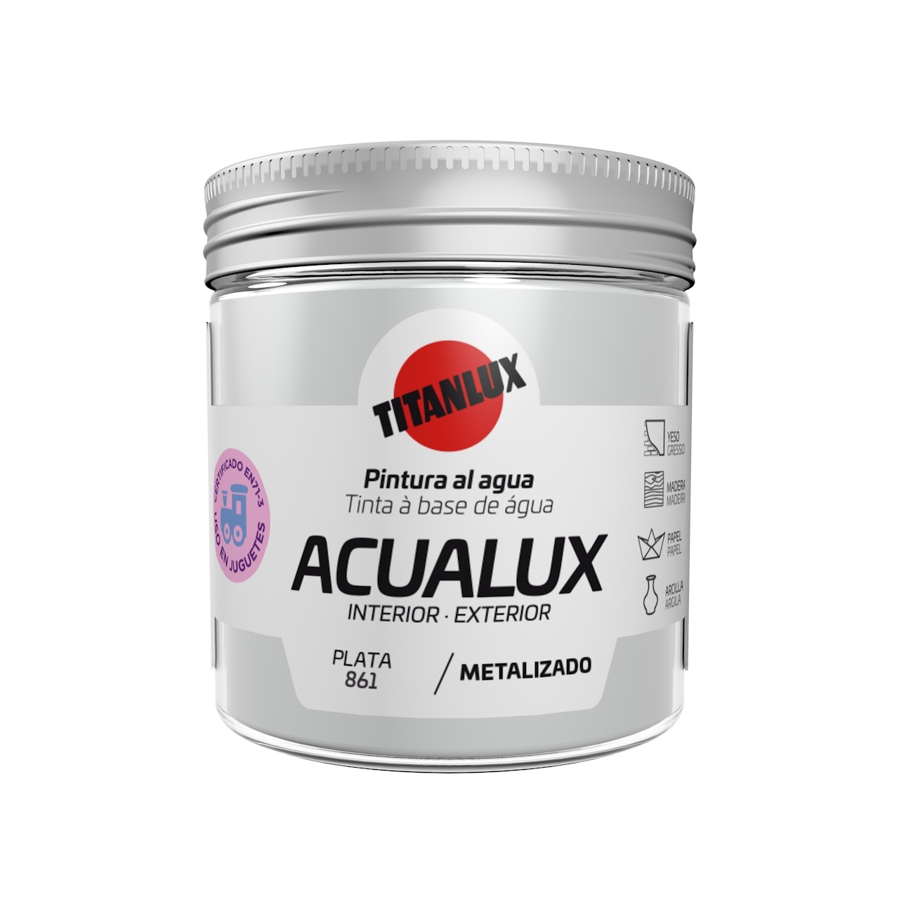 Imagem 0 de Tinta Acualux Metalizada - 75 ml