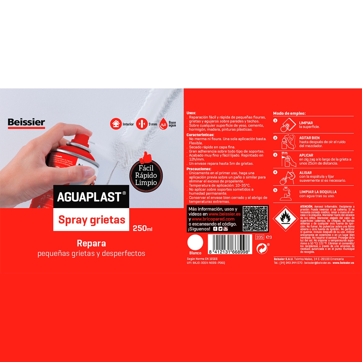 Spray Grietas 250 ml Blanco-2