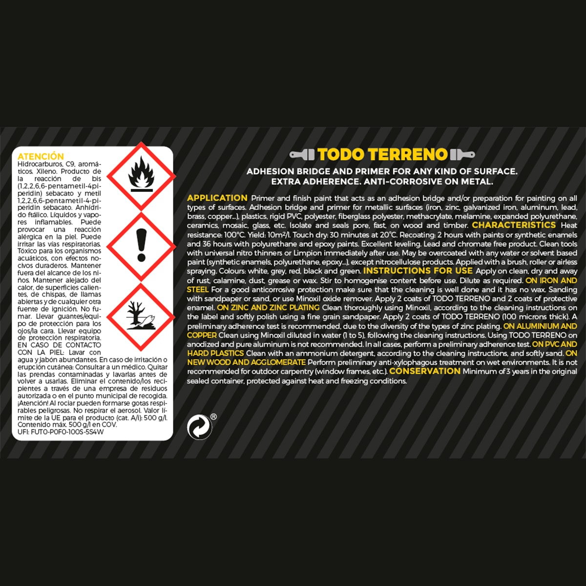 Imprimación Superficies Difíciles Todoterreno 375 ml 2