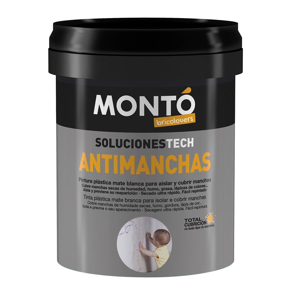 MONTÓ - Pintura Antimanchas con Conservante Antimoho.