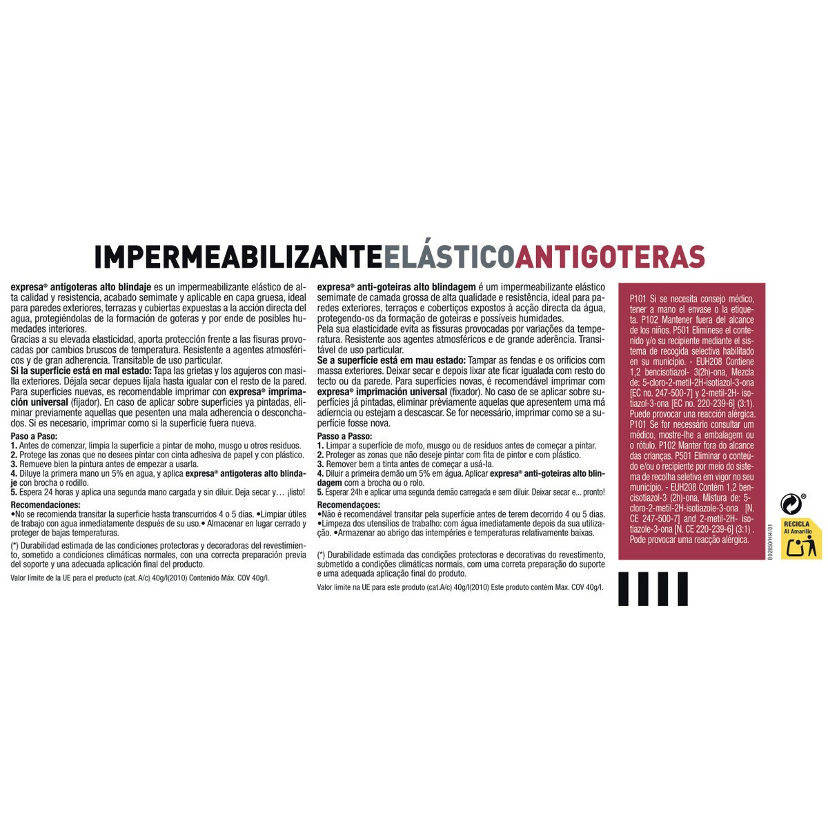 Pintura Antigoteras Cubiertas y Terrazas 750 ml Blanco-2