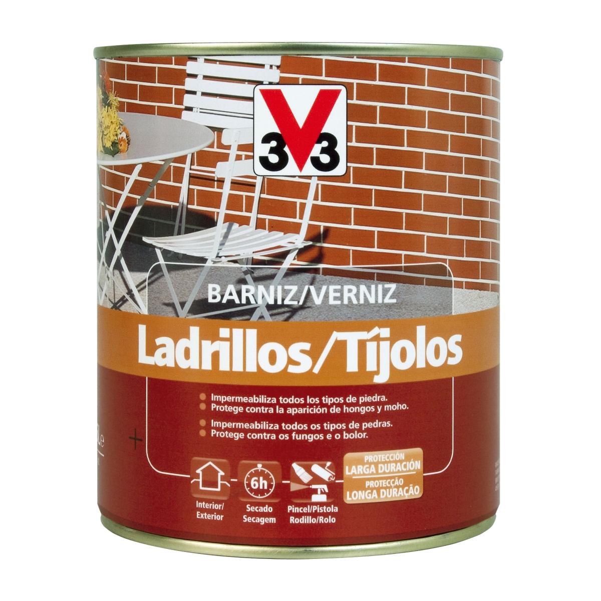 Imagen 0 de Barniz Ladrillos y Piedra Brillante 750 ml