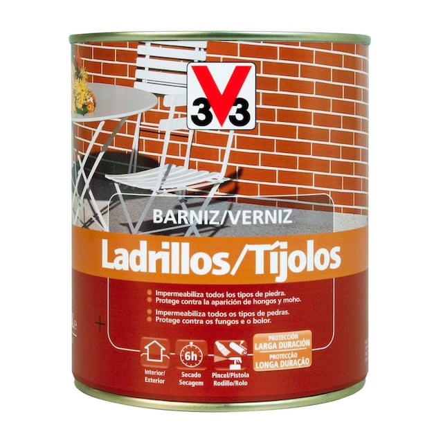 Imagen 0 de Barniz Ladrillos y Piedra Brillante 750 ml