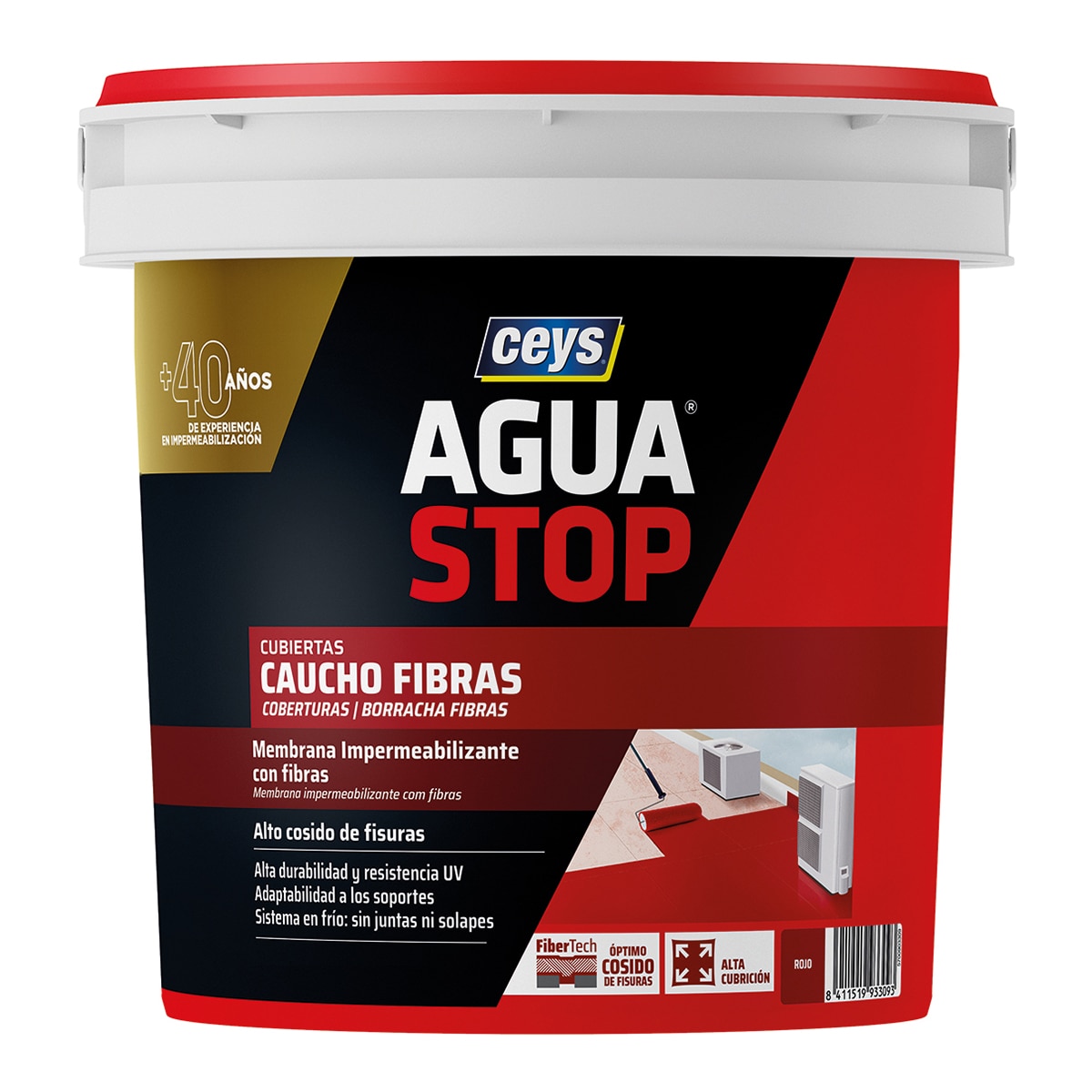 Imagen 0 de Revestimiento Caucho Acrílico con Fibras