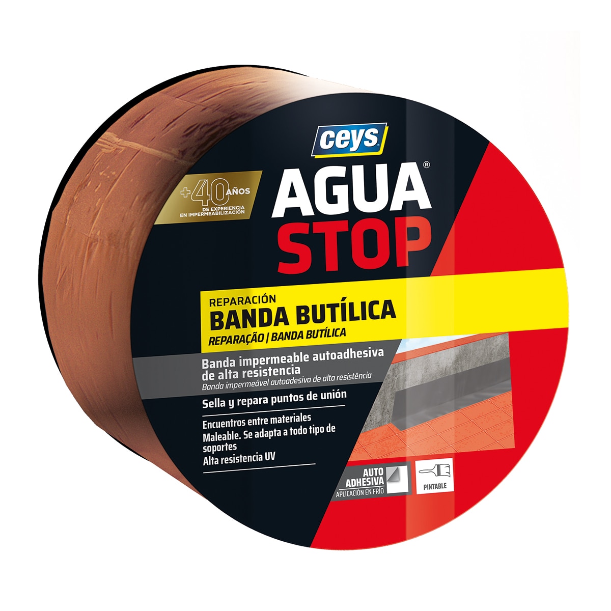 Imagen 0 de Banda Butílica Impermeabilizante
