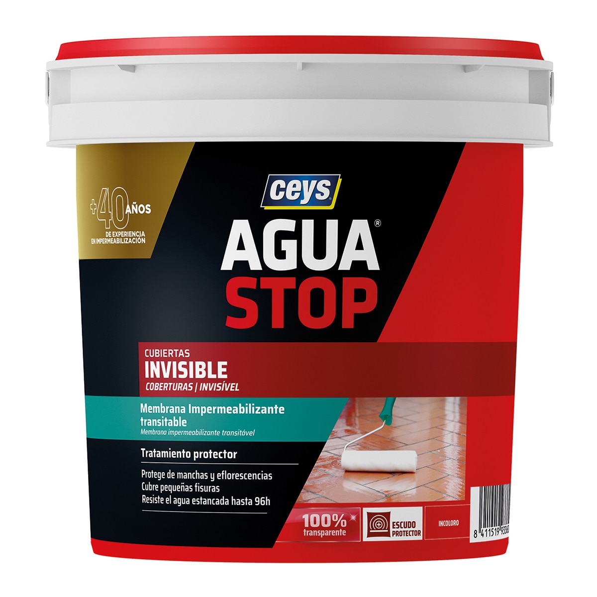 Imagen 0 de Impermeabilizante Cubiertas Aguastop Invisible 1 l