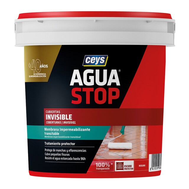 Imagen 0 de Impermeabilizante Cubiertas Aguastop Invisible 1 l
