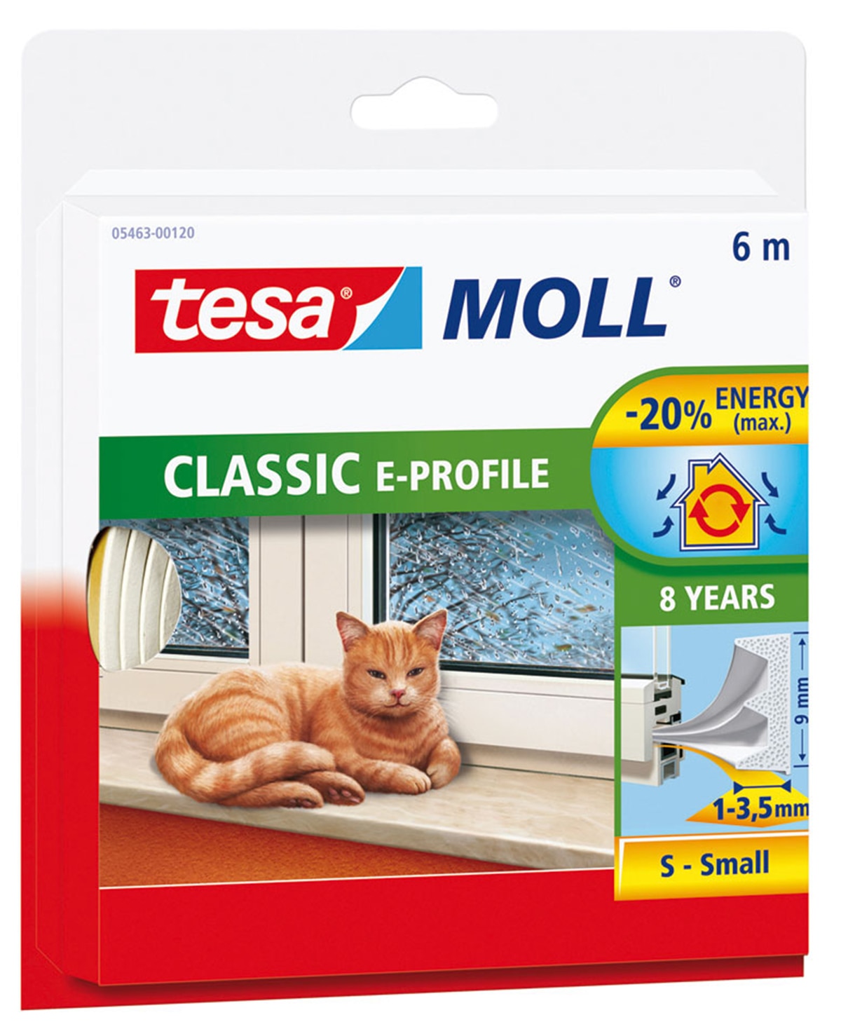 Tesa - Burlete Caucho Classic Perfil "E" 6 m.
