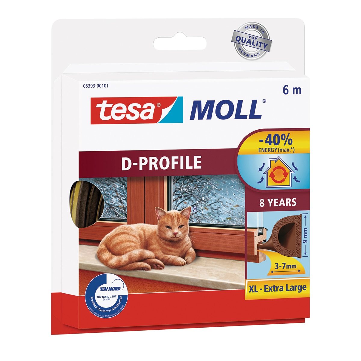 Imagem 0 de Tapa-Frinchas de Borracha Classic Perfil "D" - 6 m