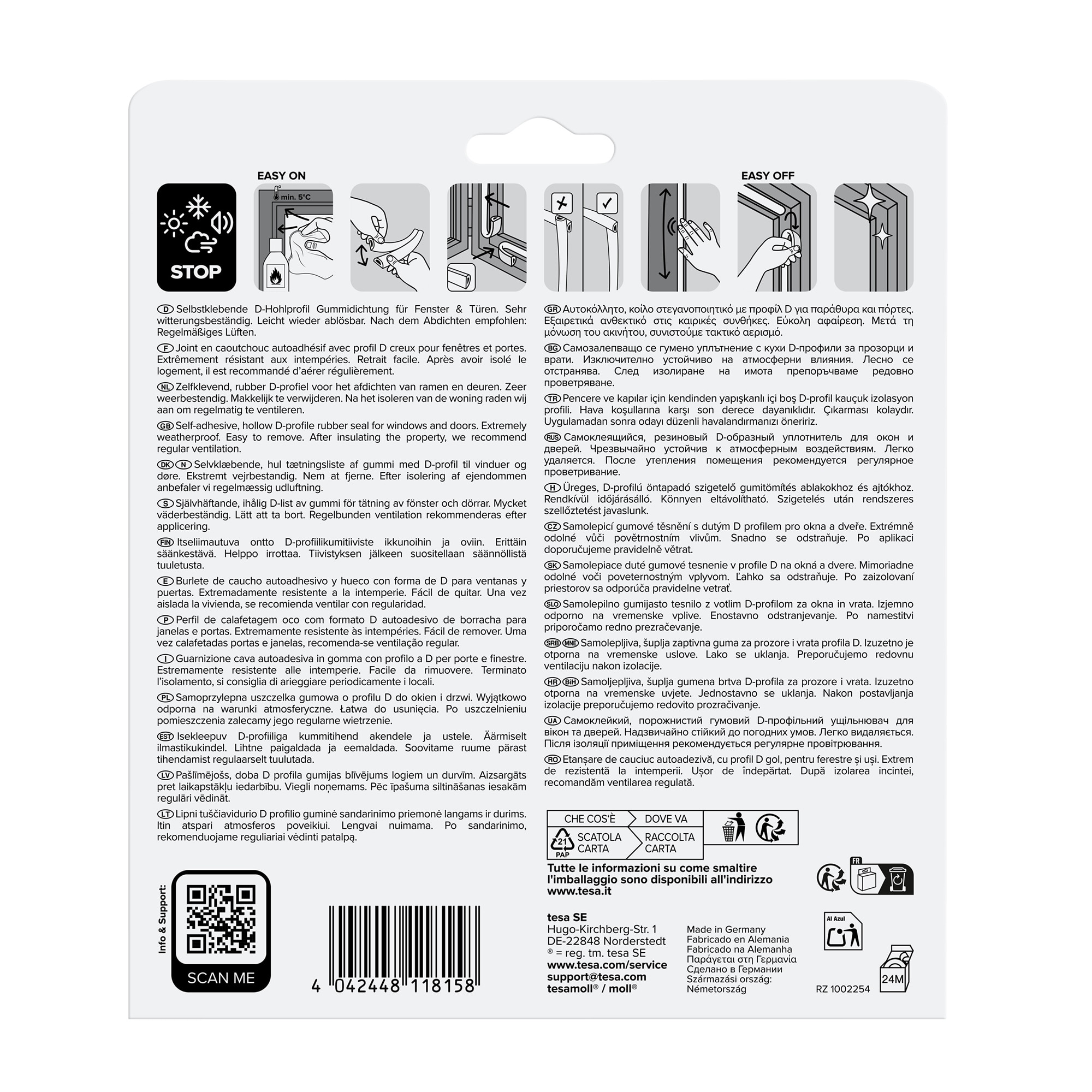 Tapa-Frinchas de Borracha Classic Perfil "D" - 6 m Castanho-3