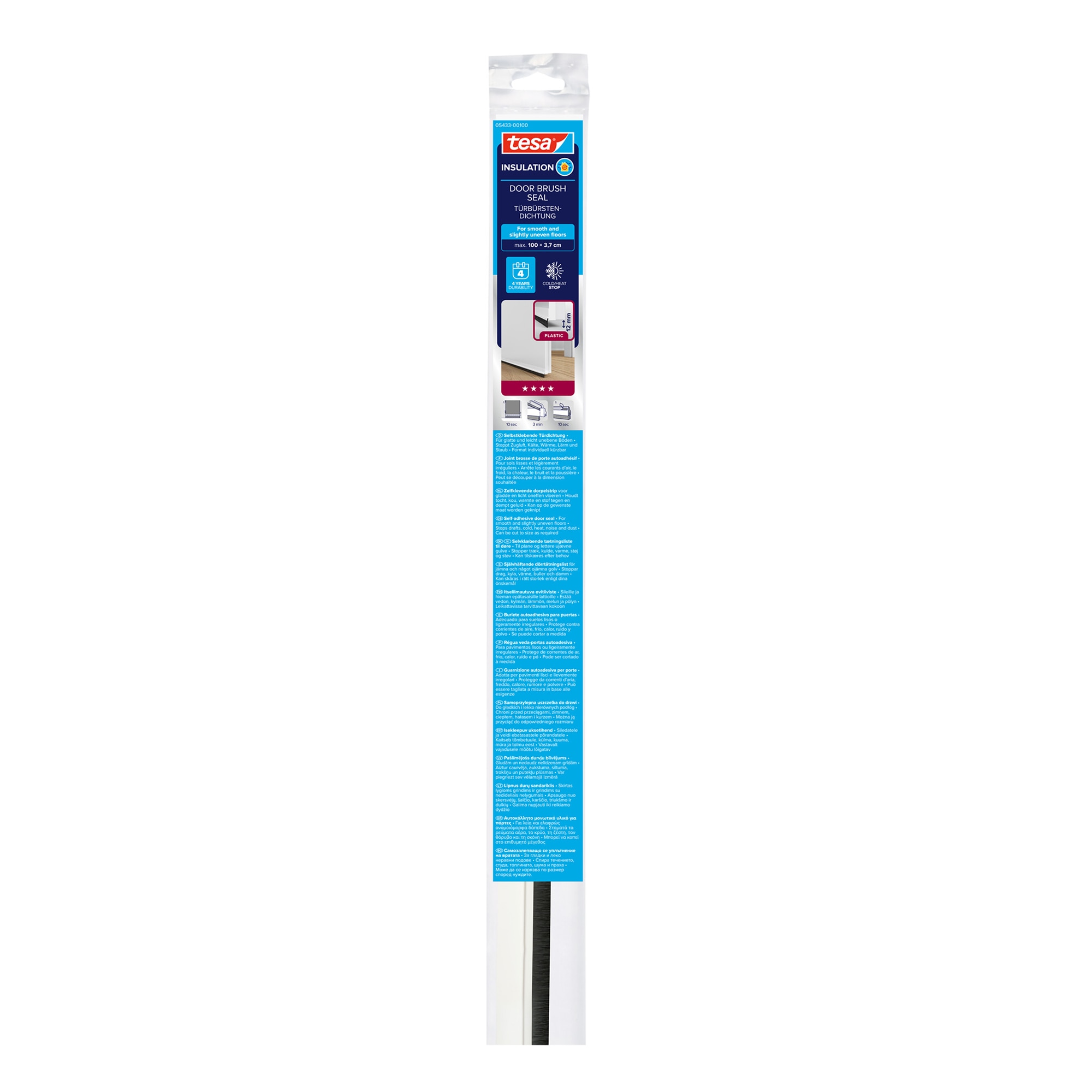 Tesa - Barra Bajo Puerta PVC Standard 1 m.