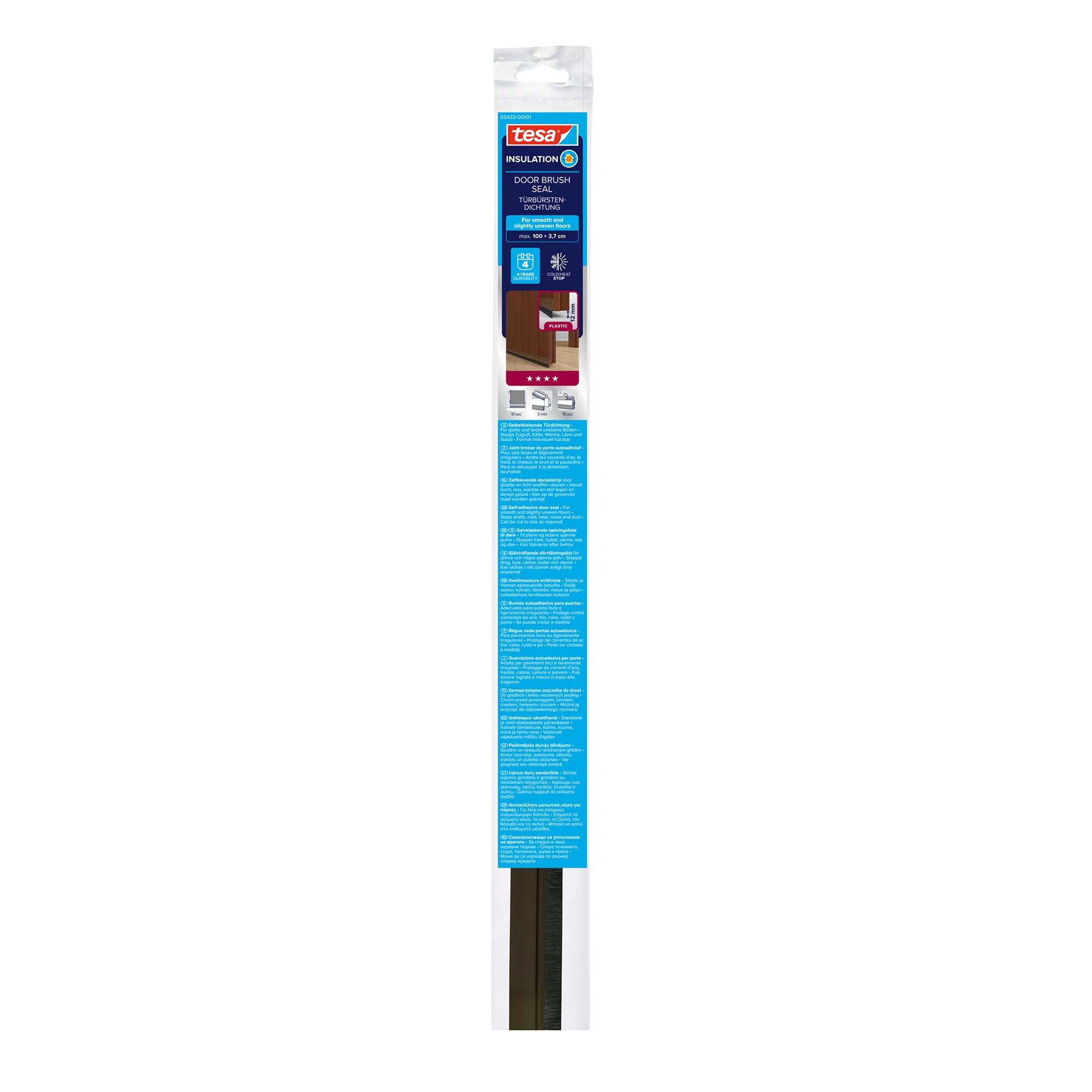 Tesa - Barra Bajo Puerta PVC Standard 1 m.