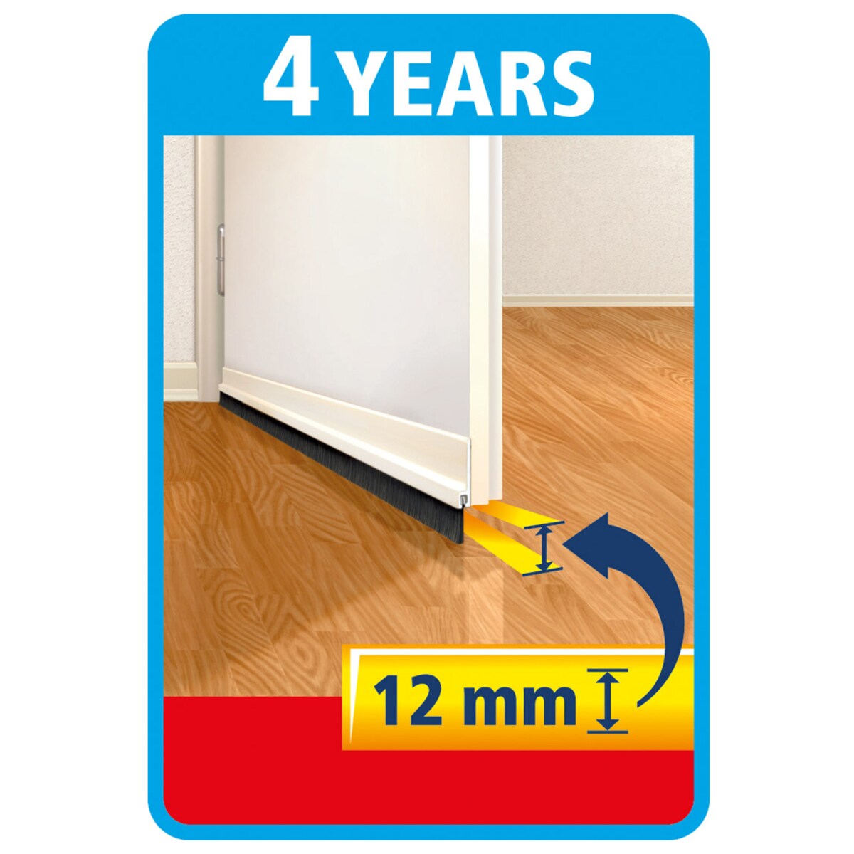 Barra Bajo Puerta PVC Standard 1 m Cristal-4