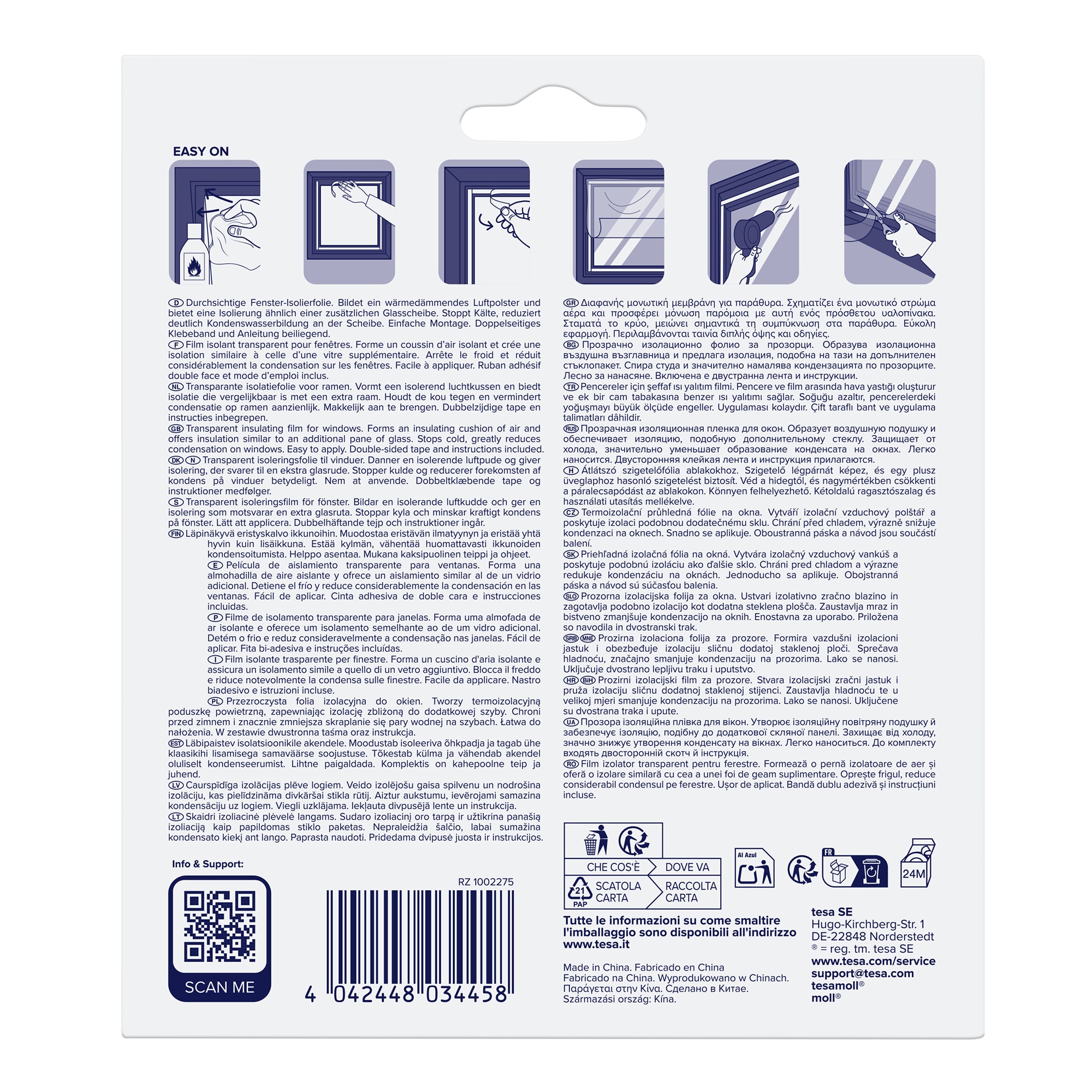 Película Isolante de Janelas Thermo Cover Transparente-12