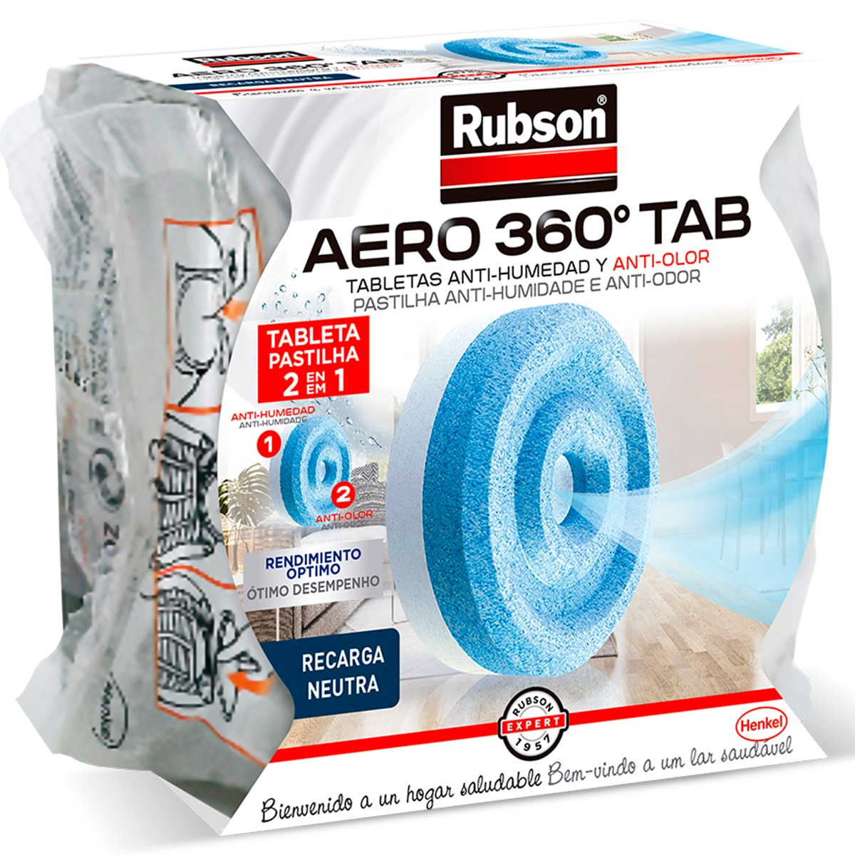 Imagen 0 de Set 3 Tabletas Inodoras Recambio Deshumidificador Aero 360º