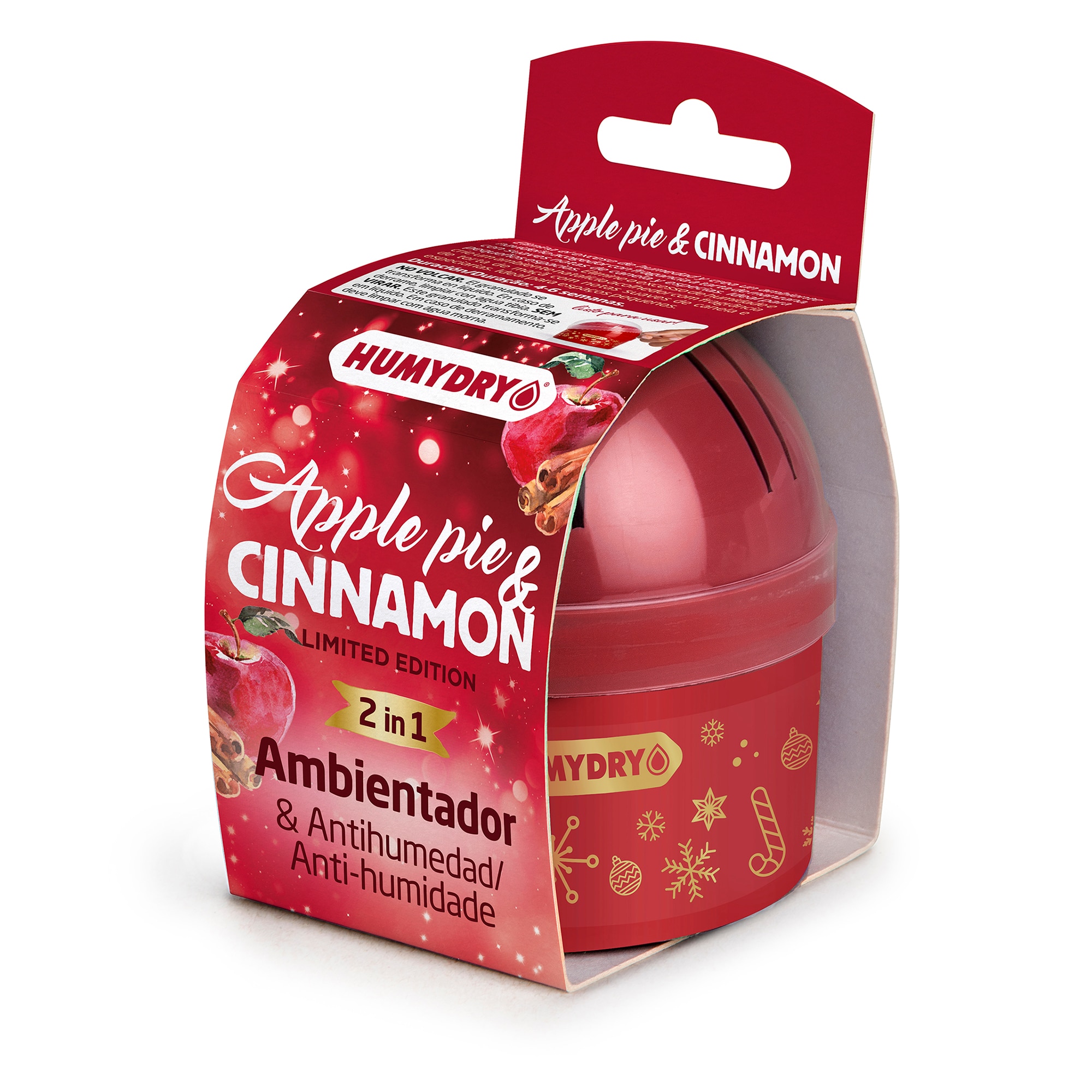 Imagen 0 de Humydry display mini 75gr. Mini Navidad ambientador/antihumedad apple&cinnam