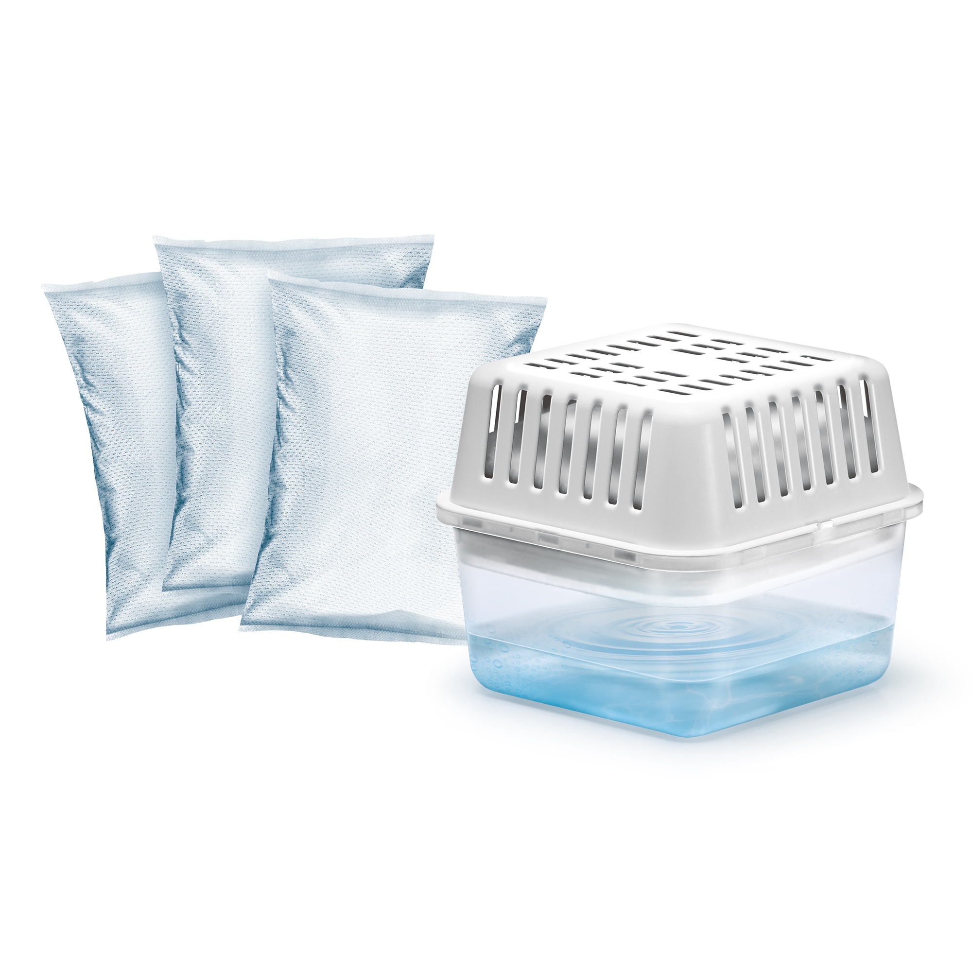 Humydry Basic 250 g. 3 recambios + aparato . Antihumedad Blanco-2
