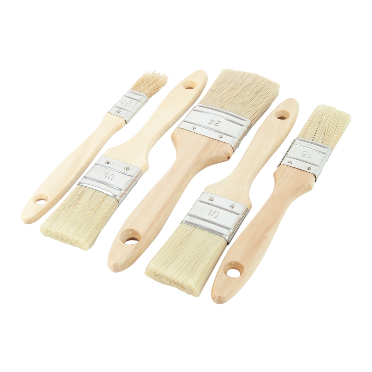 Imagem 0 de Kit 5 Pincéis Duplos