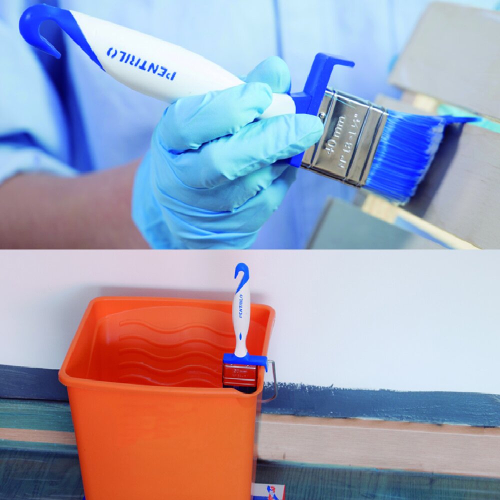 Paletina Trimateria para Pinturas Plásticas Azul-2