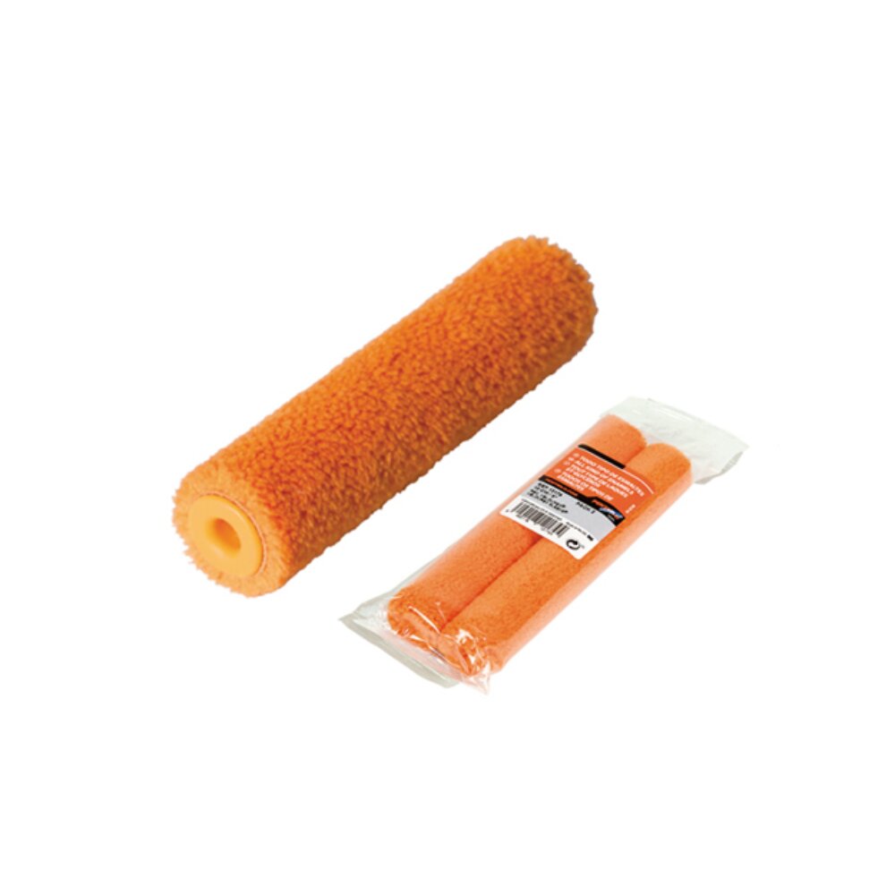 Recambio Mini Rodillo Esmaltar Velourex 6 cm - Pack 2 Uds Naranja-2