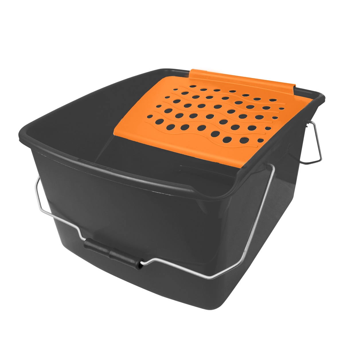 Imagem 0 de Balde de Plástico com Grelha Premium com Tampa - 16 L