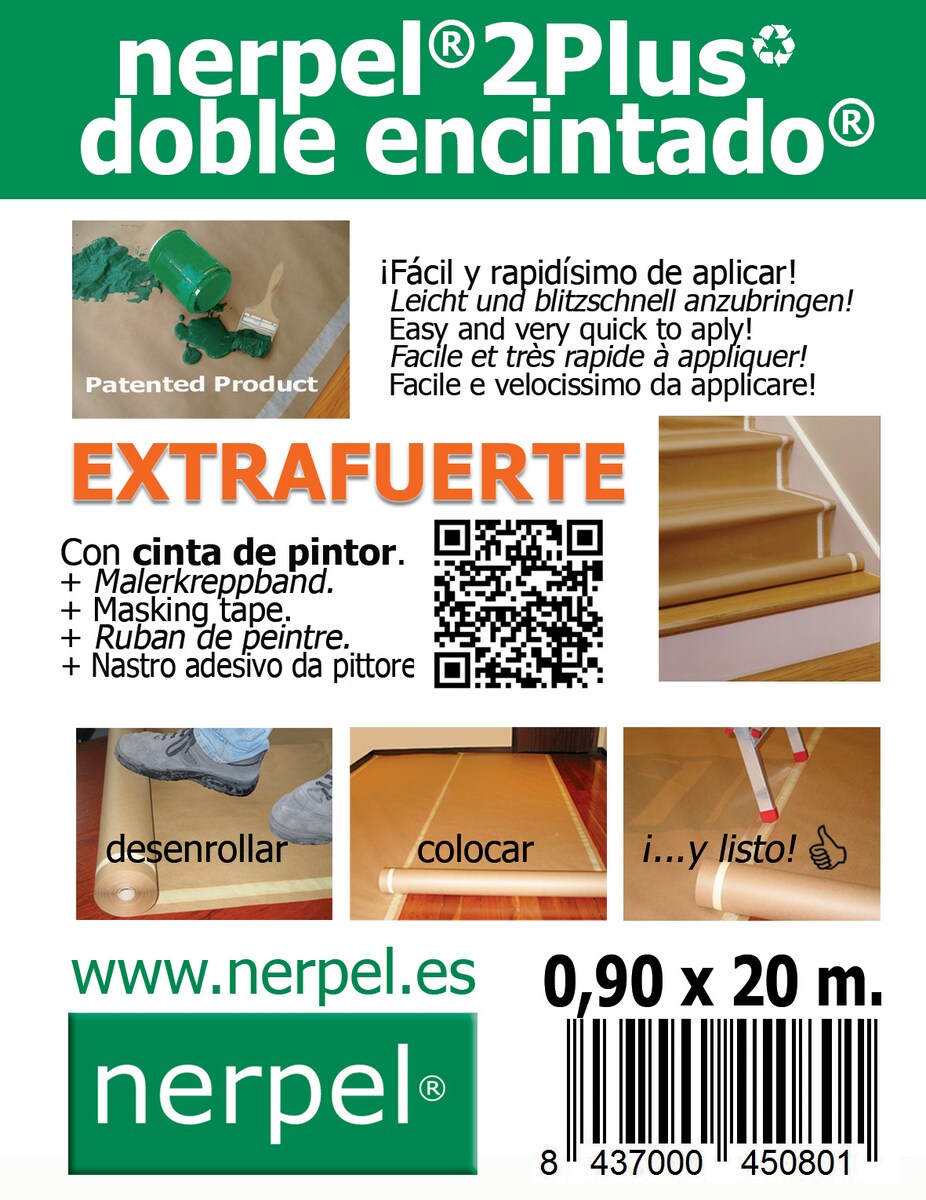 Papel Protector Autoadhesivo Doble Cinta 20 m 2