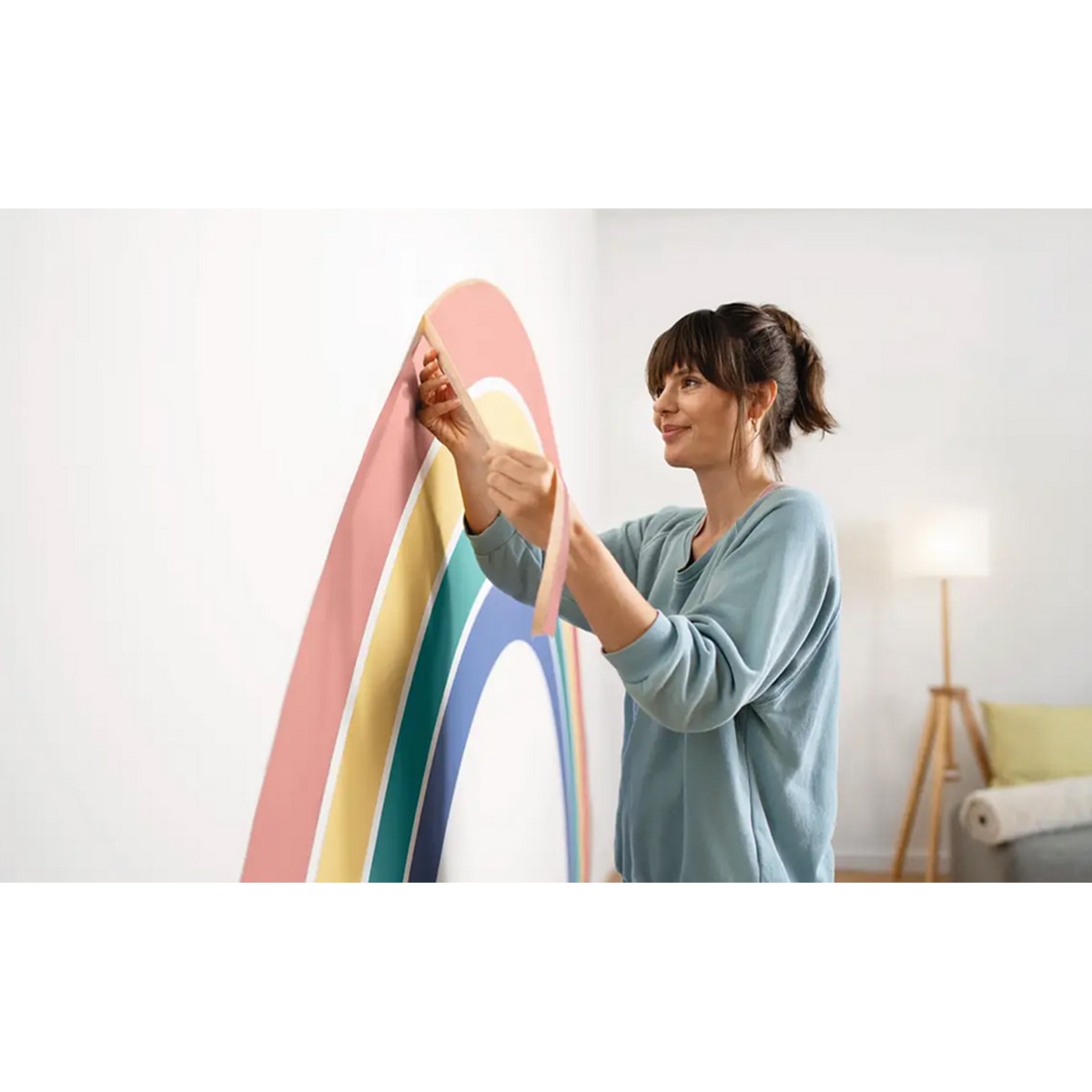 Cinta de Pintor Flexible especial Curvas 25 m Marrón-2