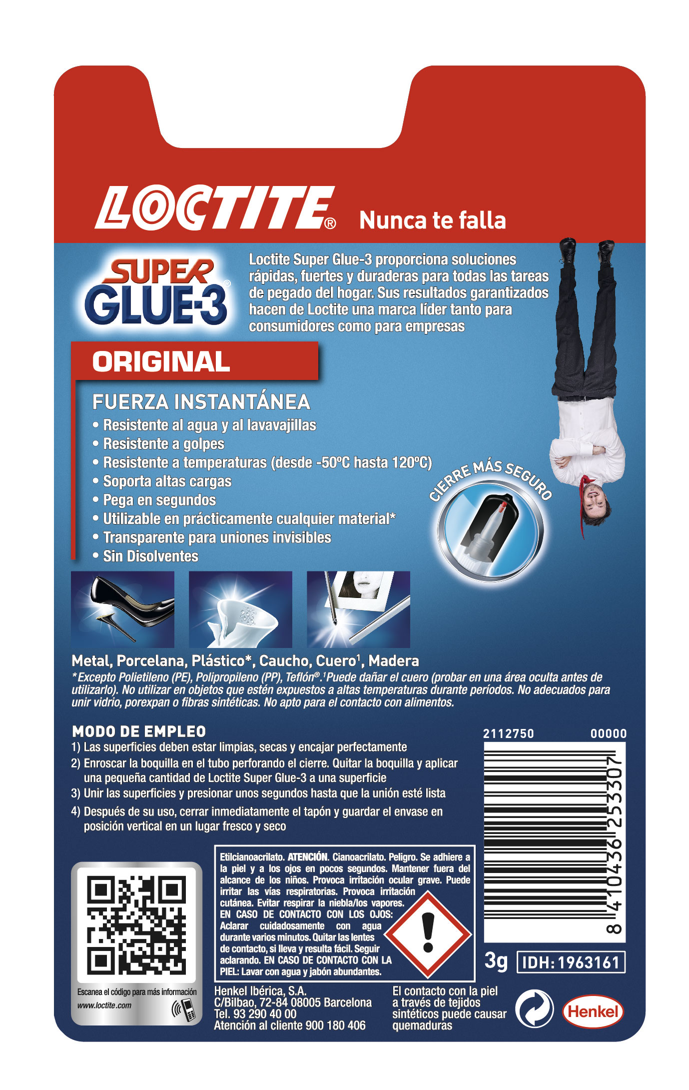 Cola Universal Instantânea SG-3 Original - 3 g Transparente-9