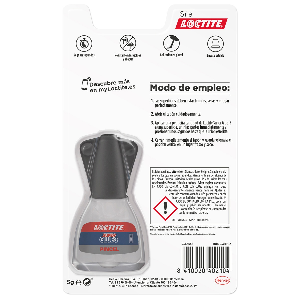 Adhesivo Universal Instantáneo SG-3 Pincel 5 g Cristal-3