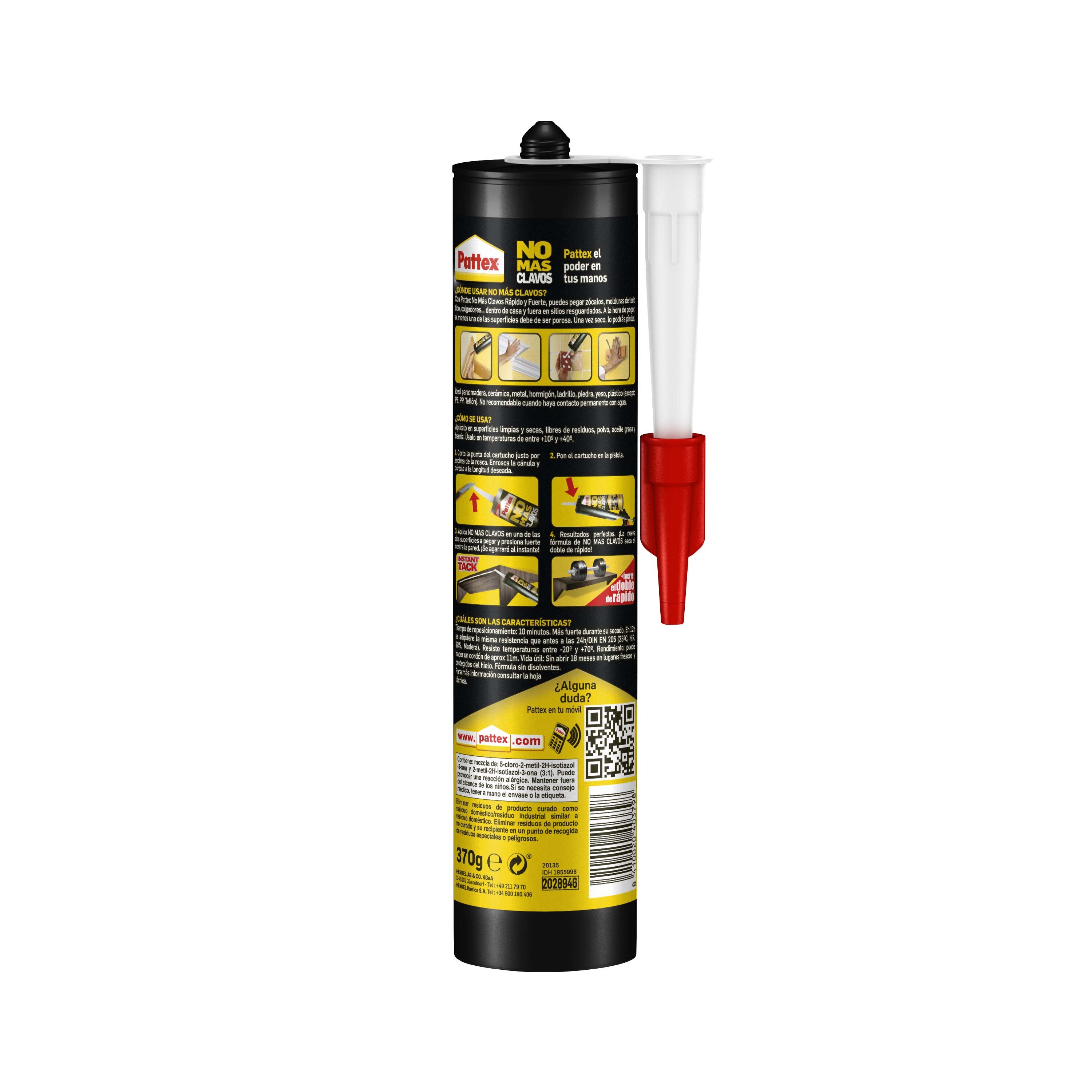 Adhesivo Montaje No Más Clavos Original 370 g Incoloro-2