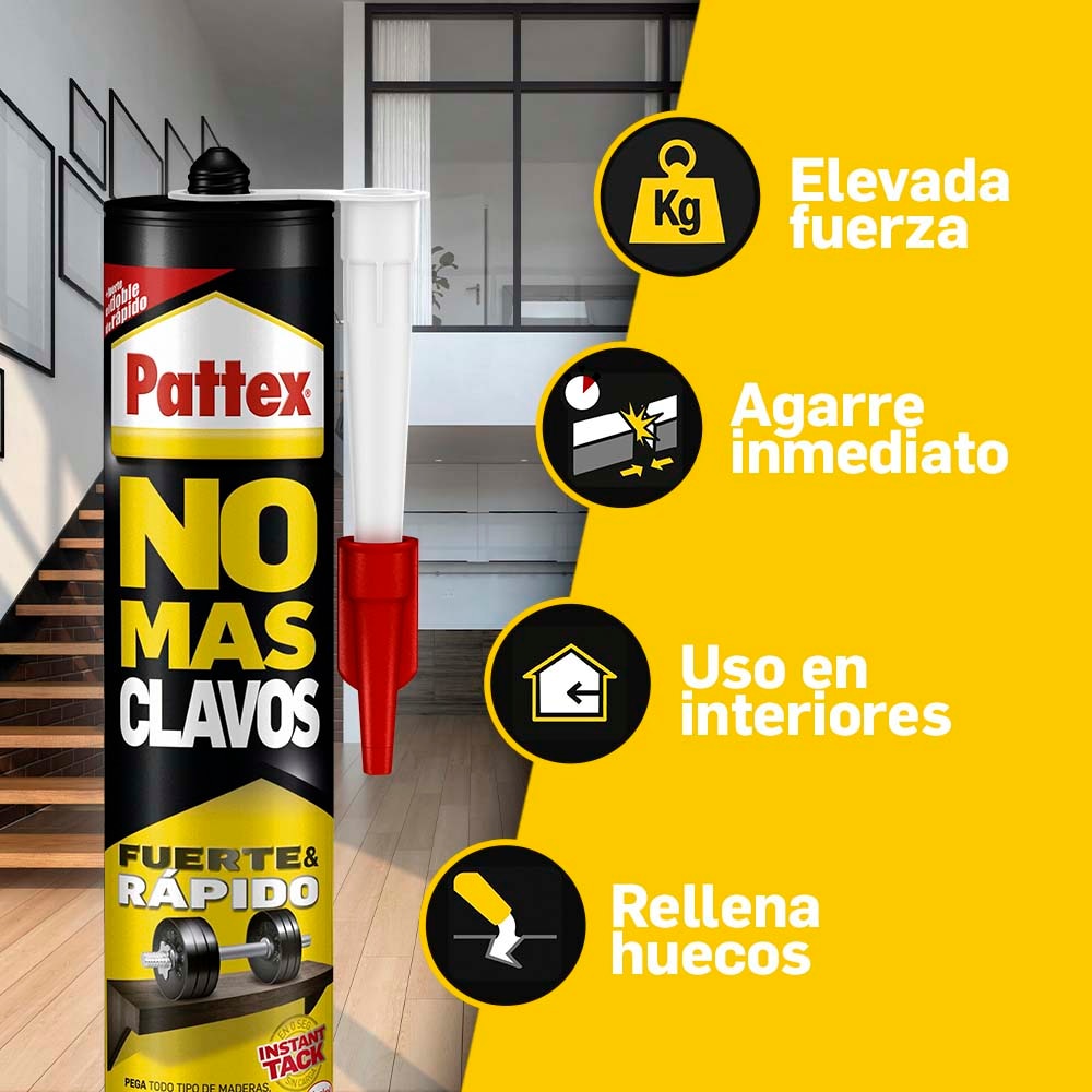 Adhesivo Montaje No Más Clavos Original 370 g Incoloro-3
