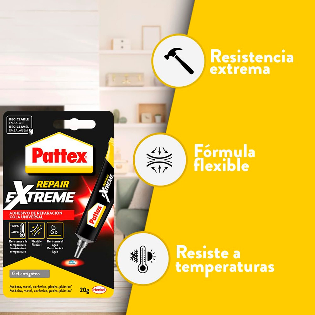 Pegamento Universal Repair Extreme 20 g Cristal-3