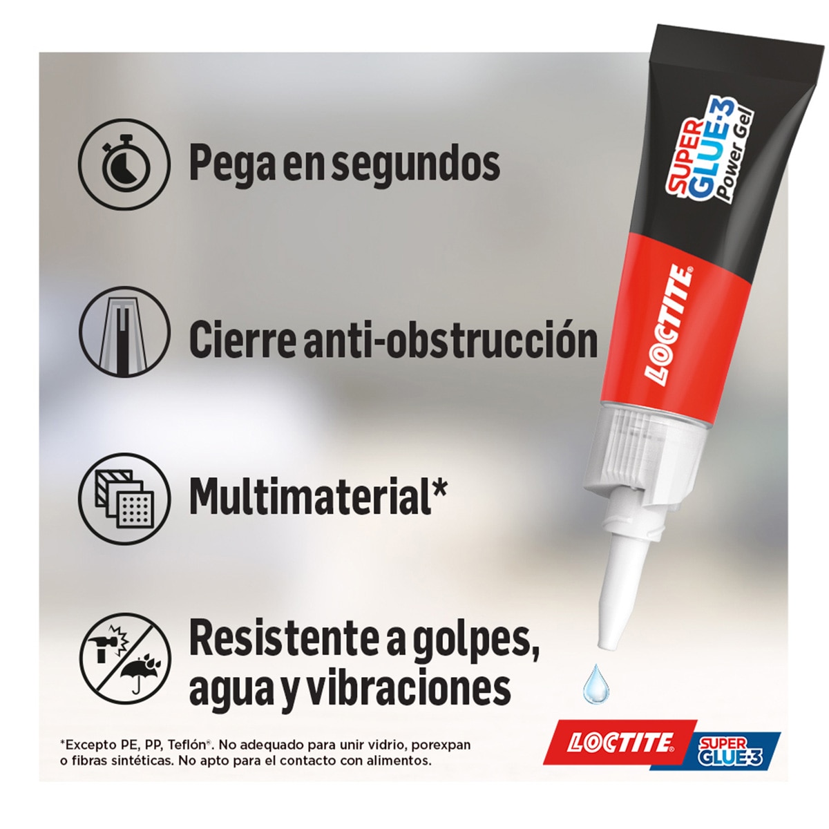 Adhesivo Universal Instantáneo SG-3 Power Flex Gel 3 g Cristal-4