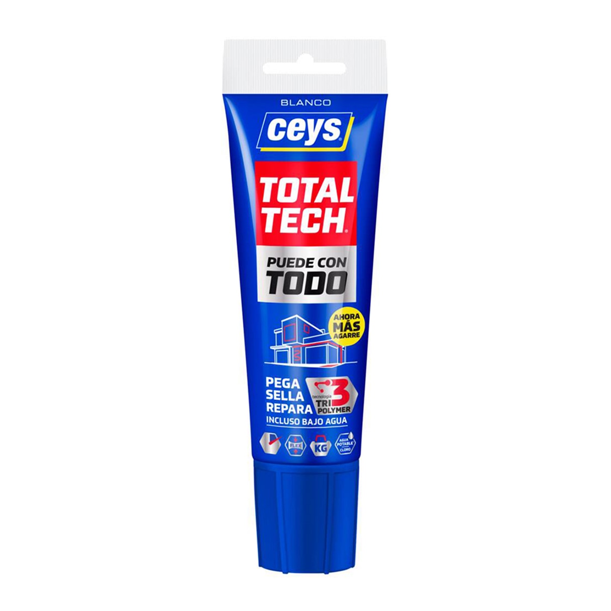Imagen 0 de Adhesivo Sellador Reparador Total Tech 125 ml