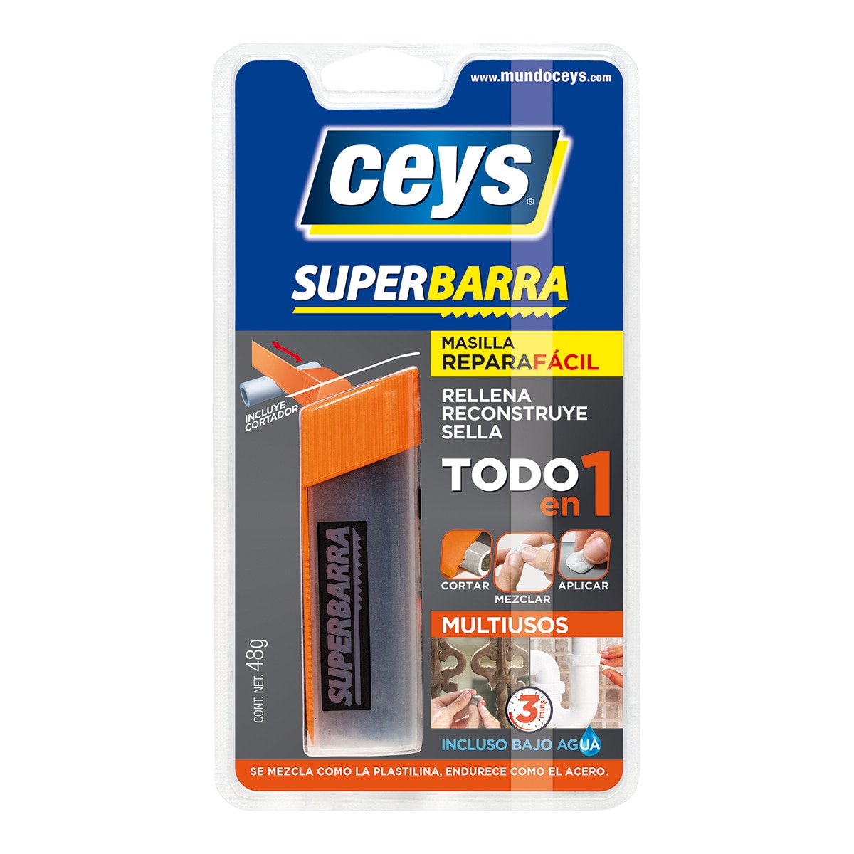 Imagen 0 de SuperBarra Reparadora Universal 48 g