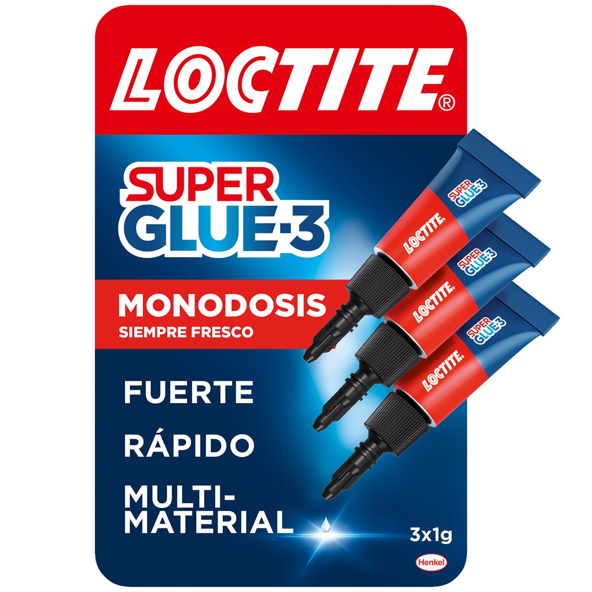 Imagen 0 de Adhesivo Super Glue-3 Mini Trío 3 x 1 g