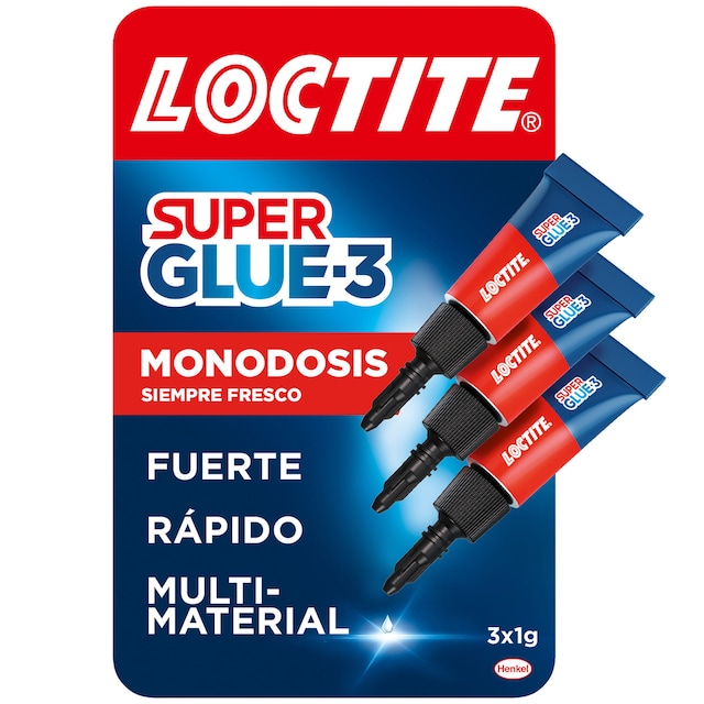 Imagen 0 de Adhesivo Super Glue-3 Mini Trío 3 x 1 g