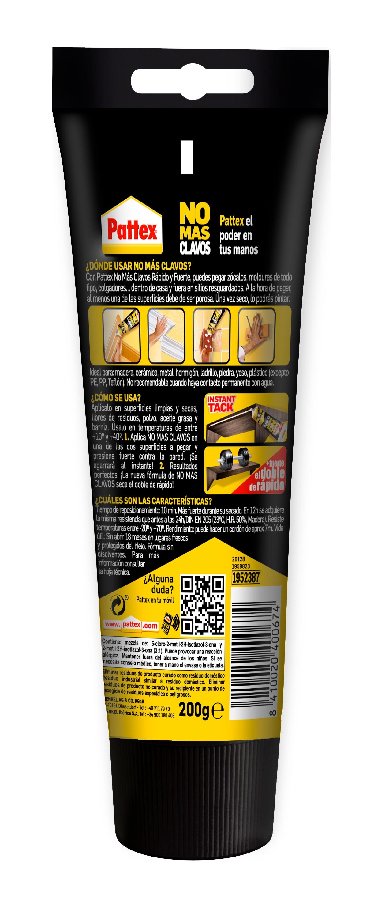 Adesivo de Montagem Não Mais Pregos Invisível - 120 g Incolor-2