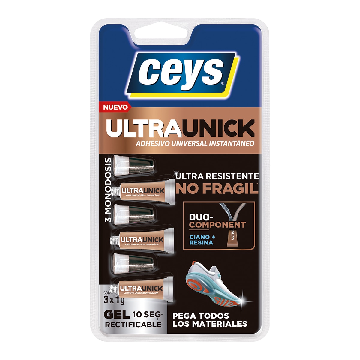 Imagen 0 de Pegamento SuperUnick Poder Extremo 3 x 1 g