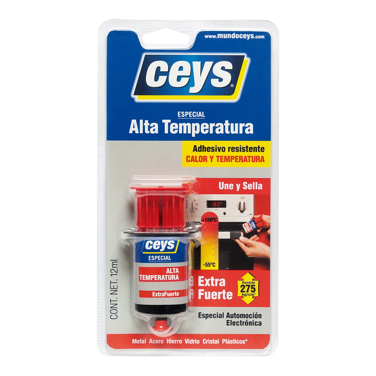Imagen 0 de Adhesivo Especial Alta Temperatura 12 ml