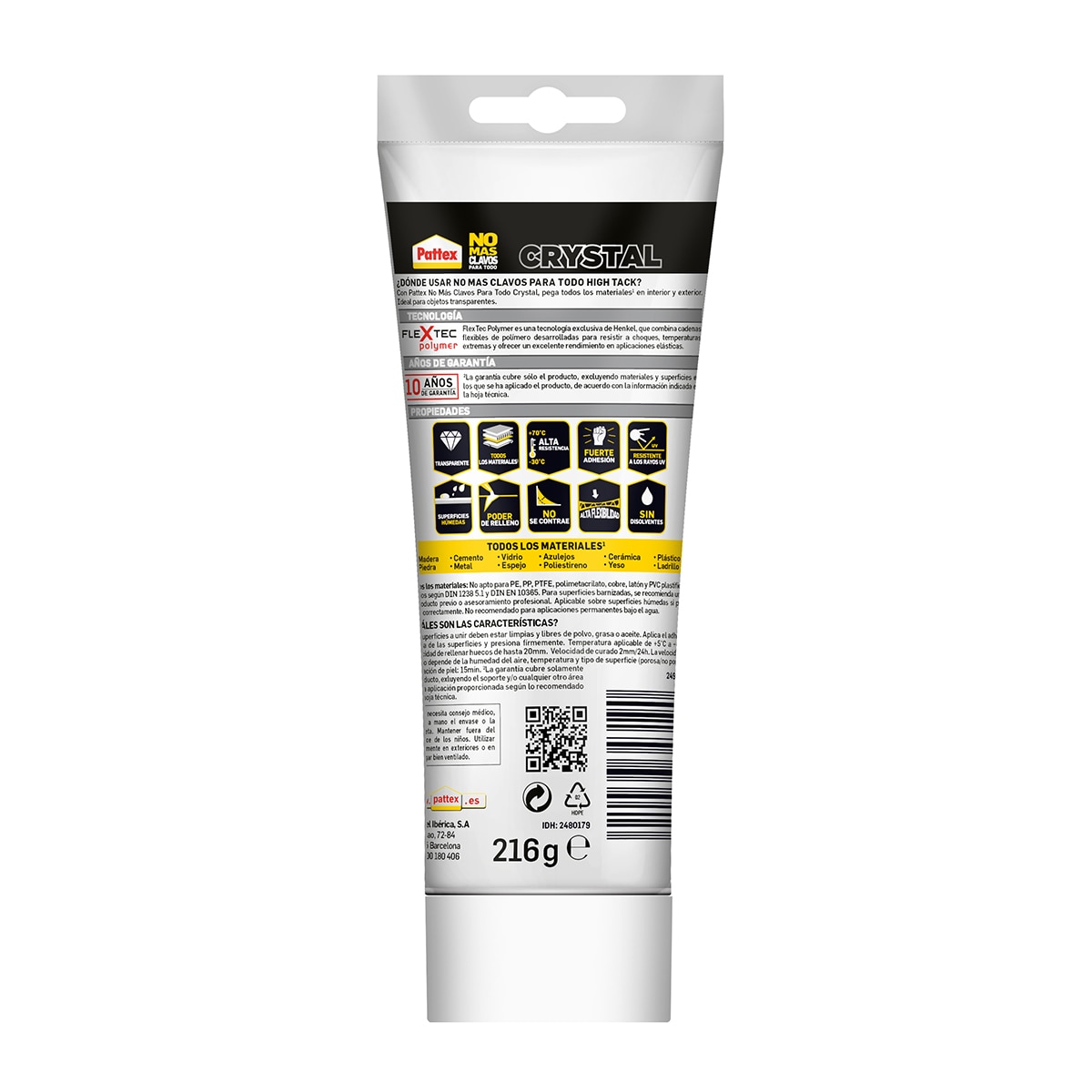 Adhesivo No Más Clavos Crystal 216 g Cristal-7
