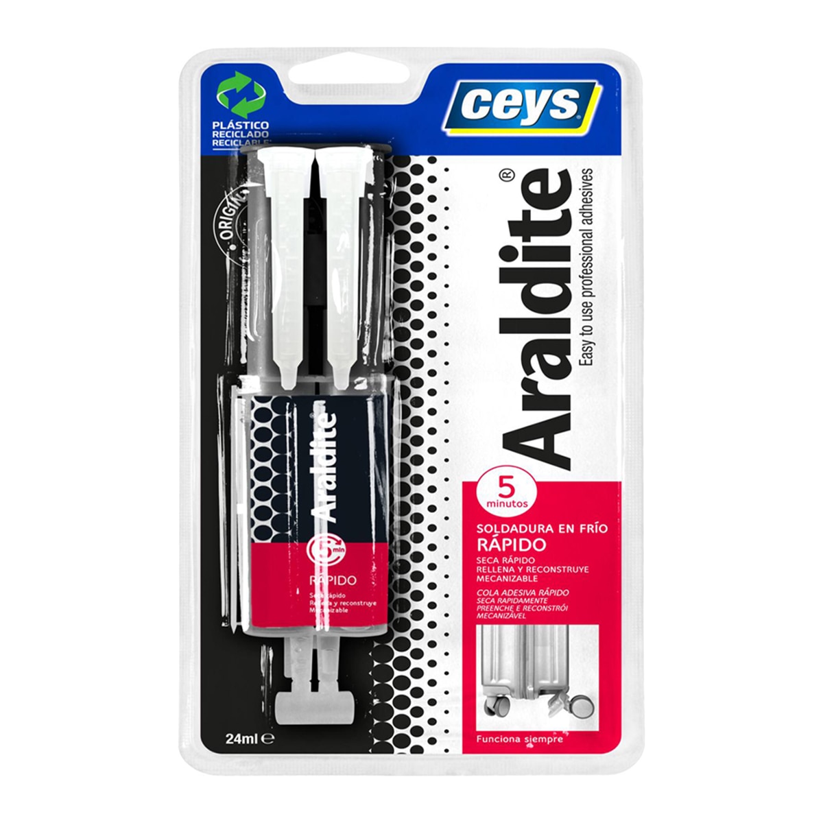 Imagen 0 de Adhesivo Araldite Rápido Jeringa 24 ml