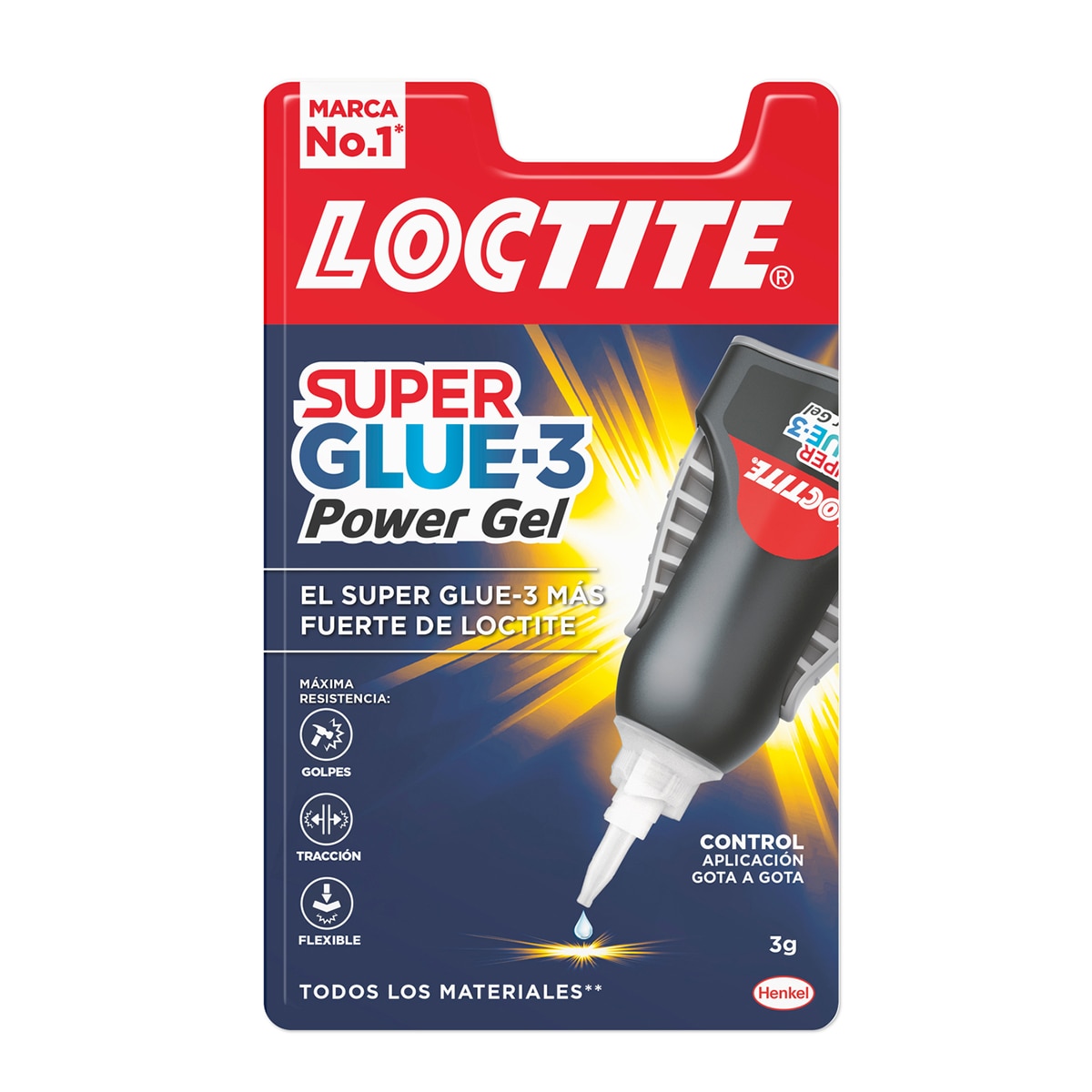 Imagen 0 de Adhesivo Super Glue 3 Power Gel Control