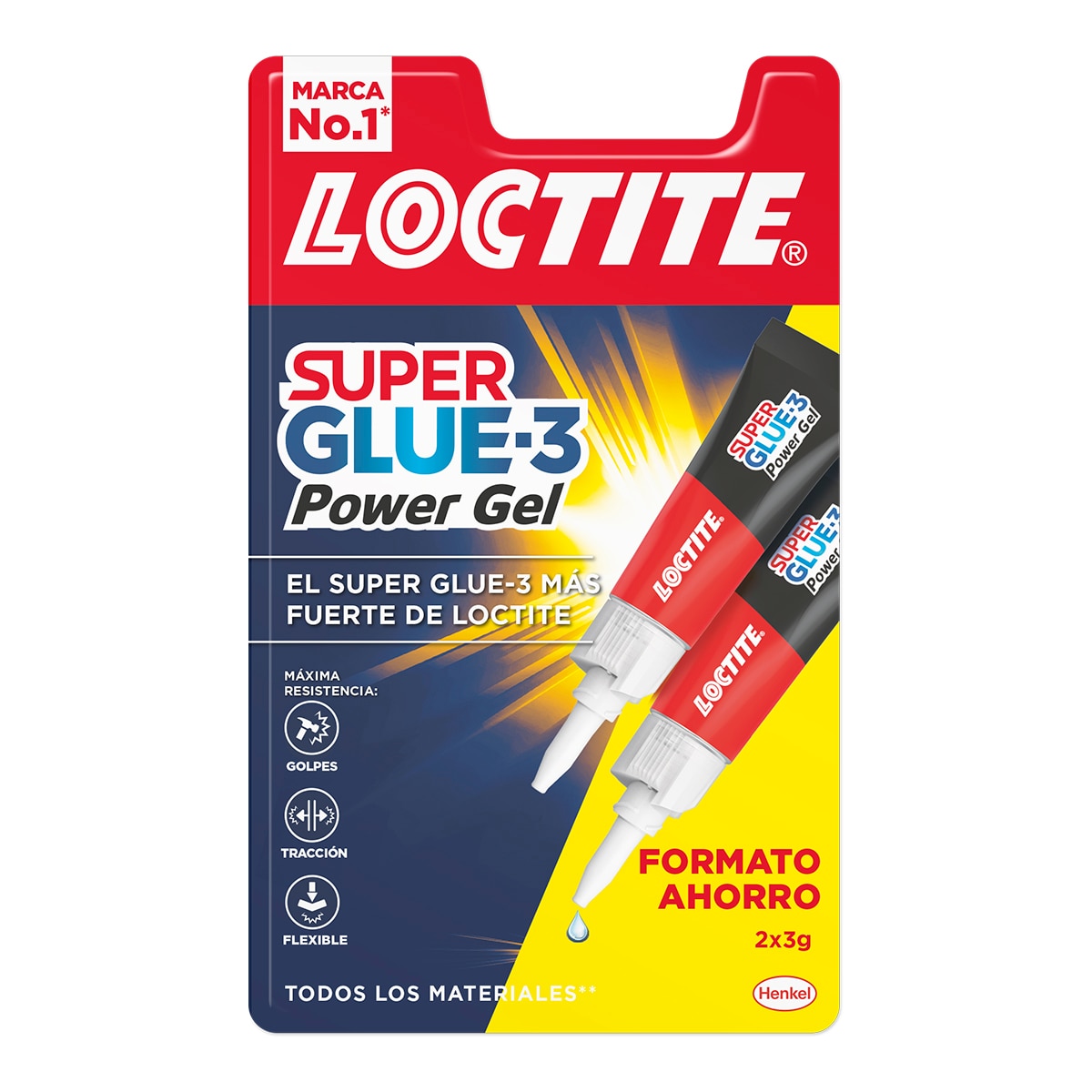 Imagen 0 de Adhesivo Super Glue 3 Power Gel Dúo