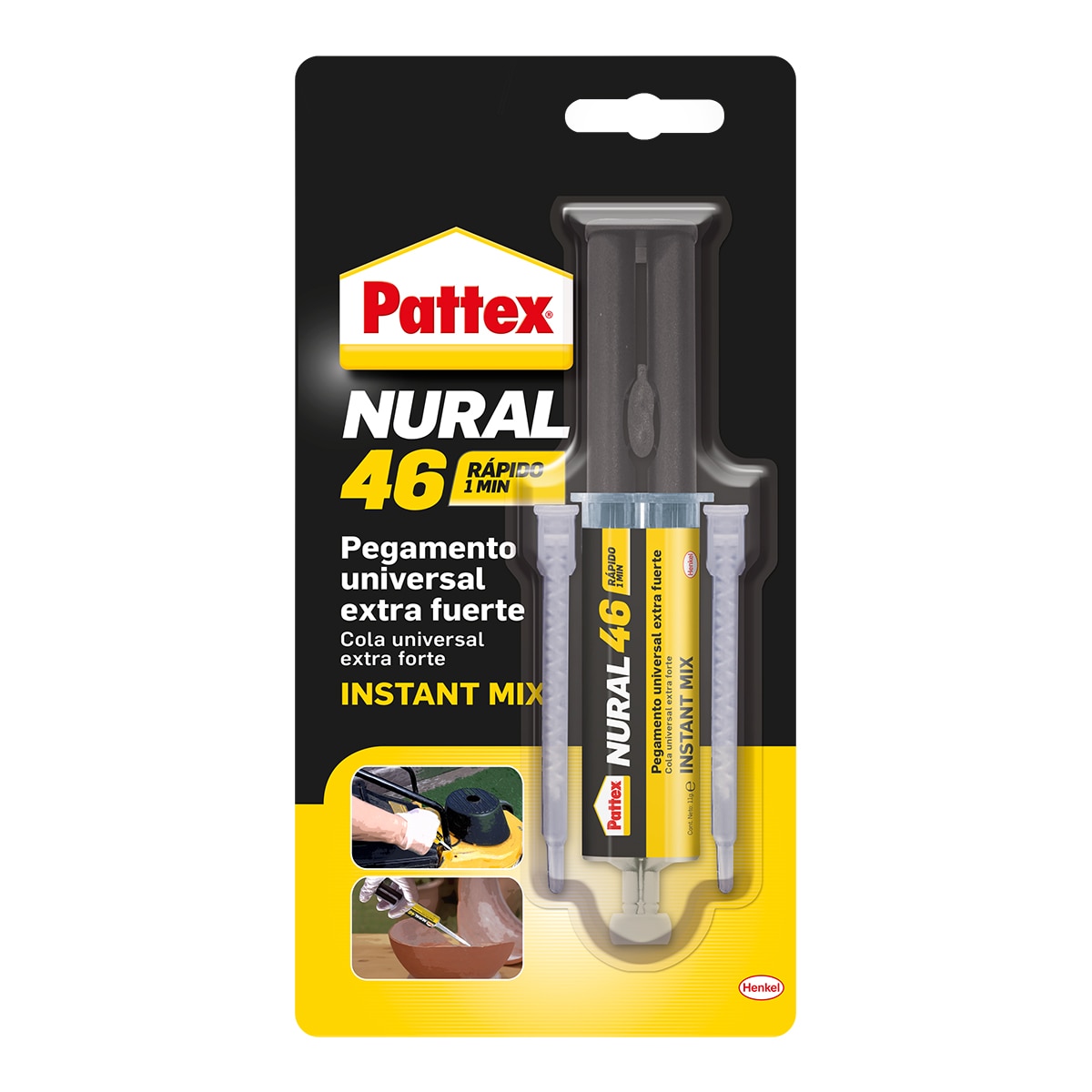 Imagen 0 de Nural 46 Pegamento Universal Extra Fuerte Instant Mix